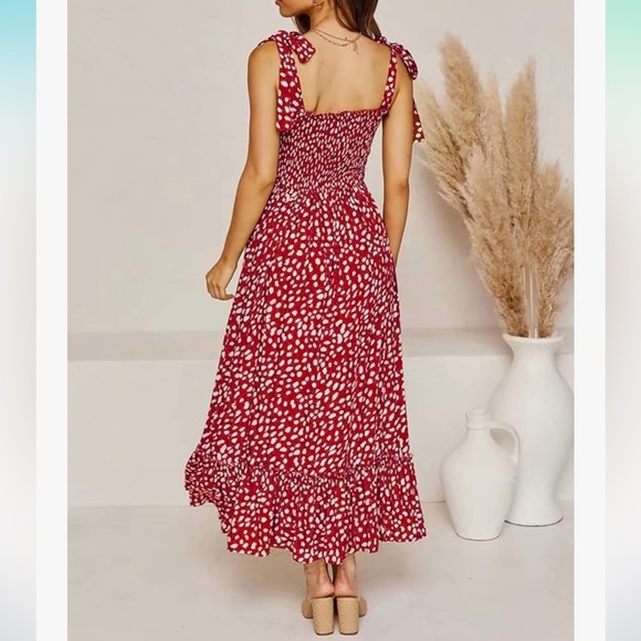 Red Polka Dot Dress - Picture 3 of 4